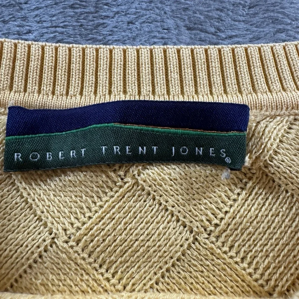 Vintage Missouri Tigers Robert Trent Jones Diamond Knit Golf Sweater Mens‎ XL